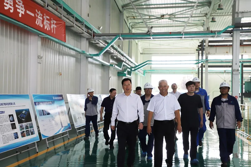 河南投资集团参加超纯矿物新材料重点实验室揭牌仪式
